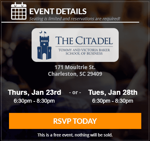 Financial Advisement Course Citadel Charleston SC